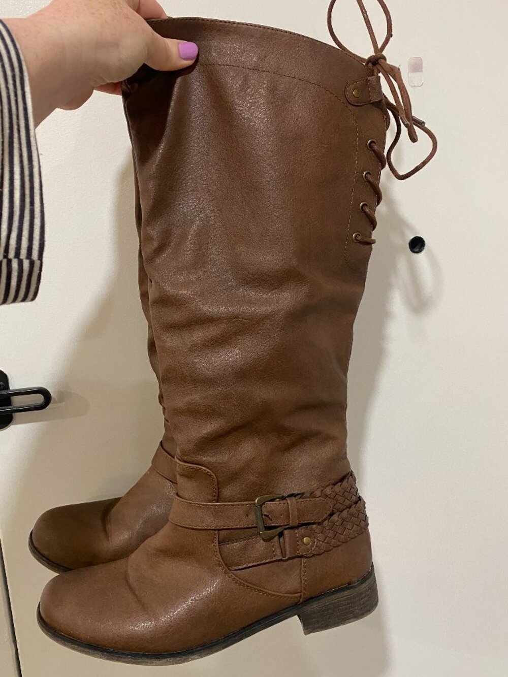 XOXO Brown Boot - Size 9.5